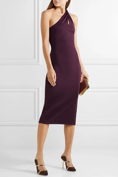 Shop Cushnie Et Ochs One-shoulder Stretch-jersey Dress