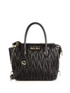 MIU MIU Matelasse Small Zip Tote