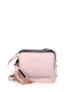 LOEFFLER RANDALL Small Triple-Zip Leather Crossbody Bag