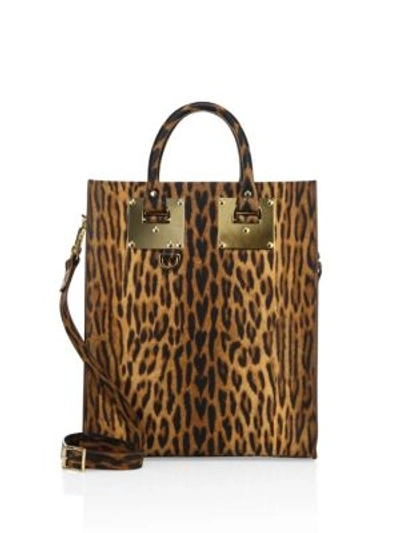 Sophie Hulme Albion Leopard-printed Leather Mini Tote