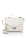 LOEFFLER RANDALL Rider Medium Lizard-Embossed Leather Satchel