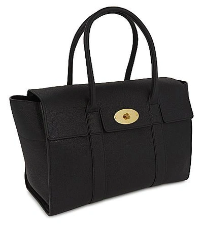 Shop Mulberry Bayswater Bag In Black