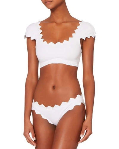 Shop Marysia Honolulu Bright White Bikini Bottom