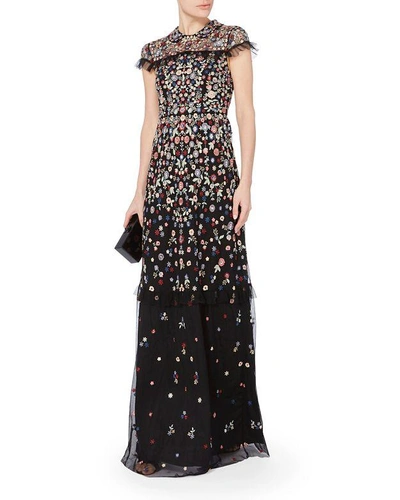 Shop Needle & Thread Posy Embroidered Gown