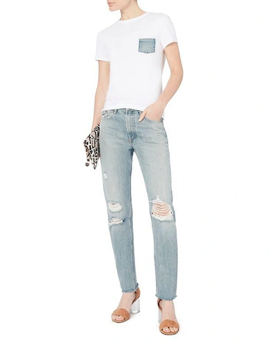 Shop Rag & Bone Marilyn High-rise Straight Jeans