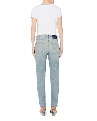 Shop Rag & Bone Marilyn High-rise Straight Jeans