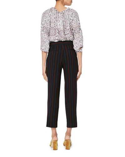 Shop See By Chloé Striped Crop Trousers