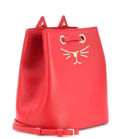 Shop Charlotte Olympia Feline Bucket Bag