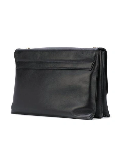 Shop Lanvin Medium Sugar Shoulder Bag In Black