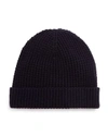 BURBERRY Waffle Knit Beanie,1814136DARKNAVY