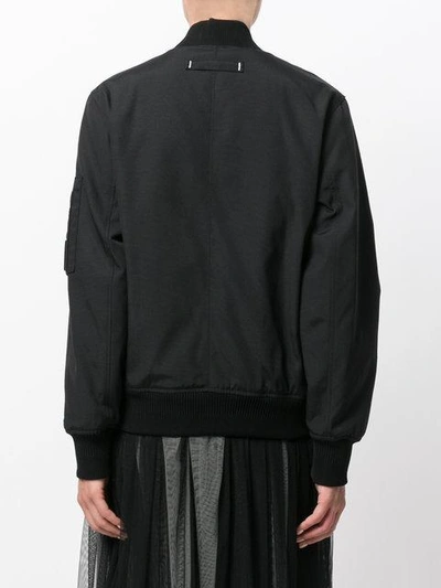 Shop Proenza Schouler Bomber Jacket With Patches - Black