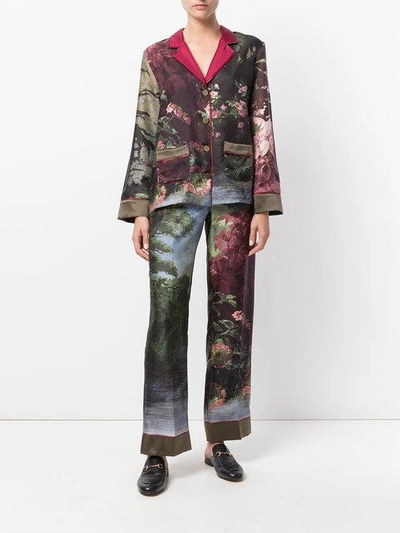 Shop F.r.s For Restless Sleepers Floral Print Button Up Top - Multicolour