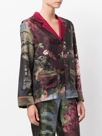 Shop F.r.s For Restless Sleepers Floral Print Button Up Top - Multicolour