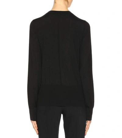 Shop The Row Wool-blend Sweater In Black