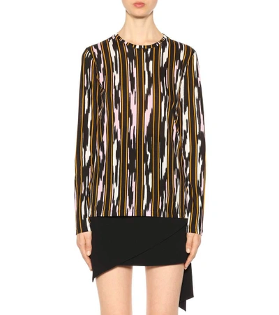 Shop Proenza Schouler Cotton Long-sleeved Top In Multicoloured