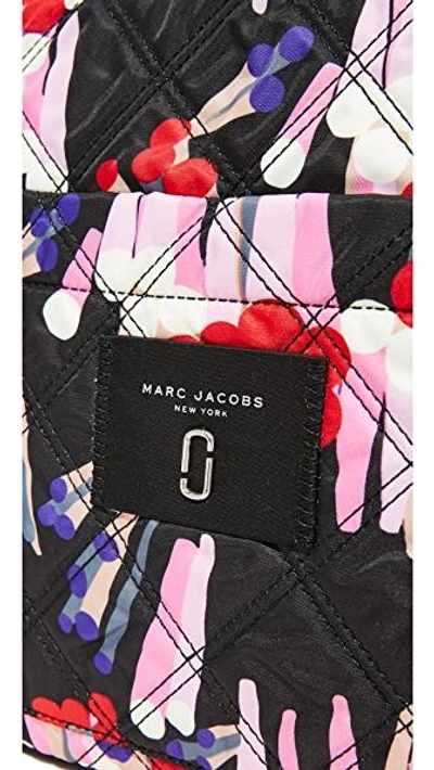 Shop Marc Jacobs 13" Knot Crystal Spot Computer Case In Black Multi
