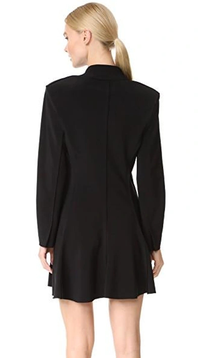 Shop Norma Kamali Blazer Mini Dress In Black