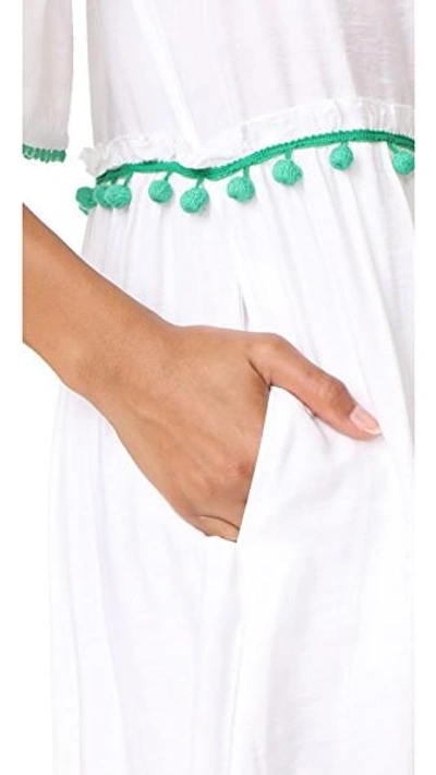 Shop Club Monaco Aoiffe Dress In White/green