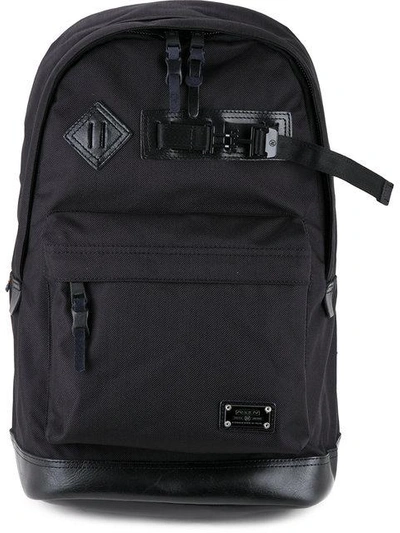 Shop As2ov Ballistic Nylon Day Pack In Black