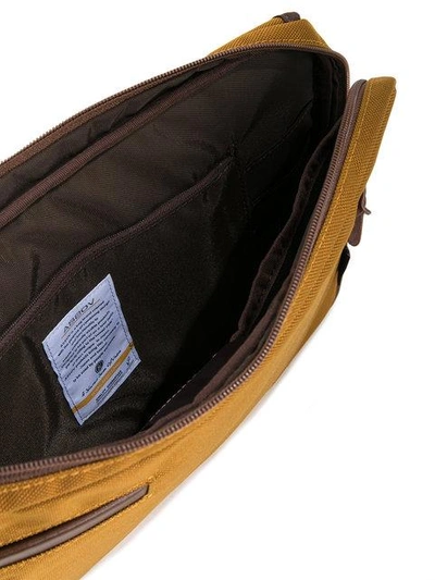Shop As2ov Ballistic Small Laptop Case In Brown