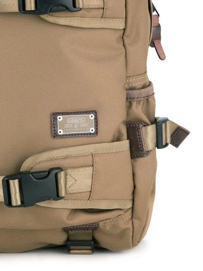 Shop As2ov Cordura Dobby 305d Day Bag In Brown