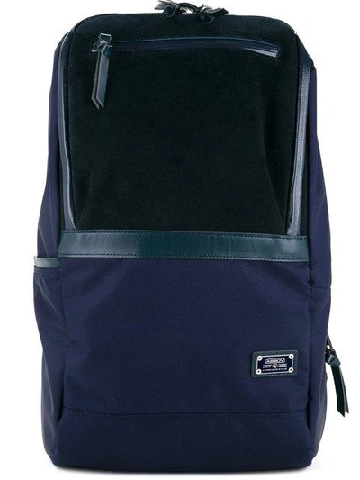 Shop As2ov Waterproof Square Backpack - Blue