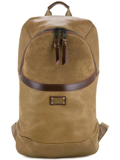 Shop As2ov Leather Combination Day Pack - Brown