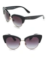 DOLCE & GABBANA Sicilian Carretto 52MM Acetate & Metal Cat's-Eye Sunglasses