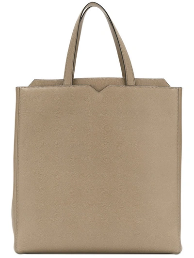 Valextra Classic Tote - Neutrals