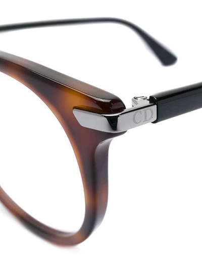 Shop Dior Tortoiseshell Glasses