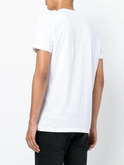 Shop Diesel V-neck T-shirt In White