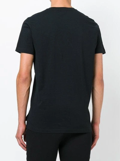Shop Diesel V-neck Jersey T-shirt In Black