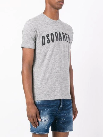 Shop Dsquared2 Logo Printed T-shirt