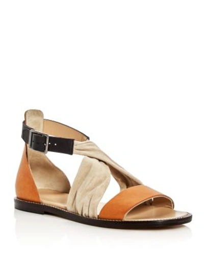 Belstaff Block Sandals In Cream