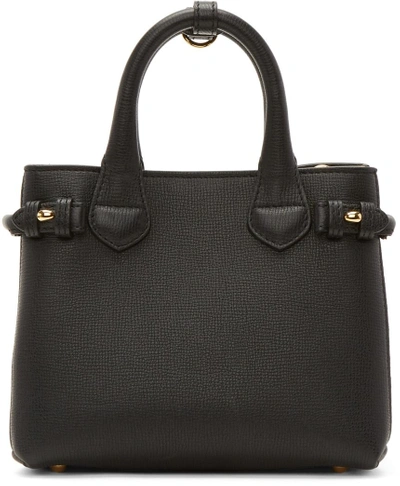 Shop Burberry Black Baby Banner Tote