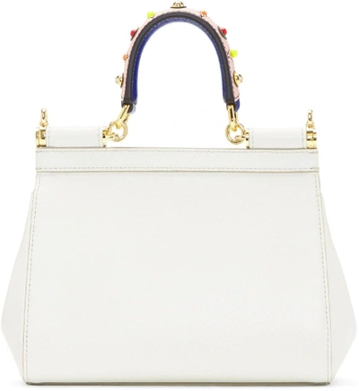 Shop Dolce & Gabbana White Small Miss Sicily Bag