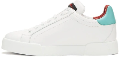 Shop Dolce & Gabbana White Heart Sneakers
