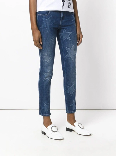 Shop Stella Mccartney Embroidered Star Jeans