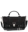 PROENZA SCHOULER PS1+ TINY LEATHER AND SUEDE SHOULDER BAG,P00274265-1