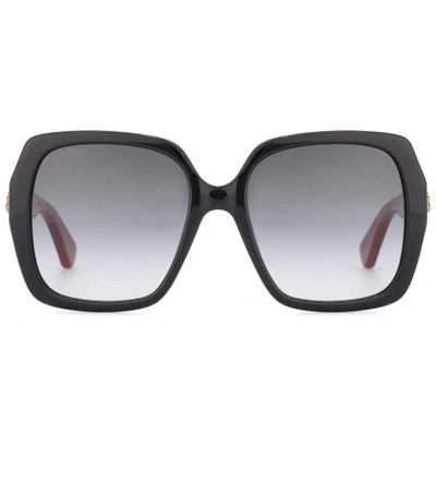 Gucci Oversized Square-frame Sunglasses In Black