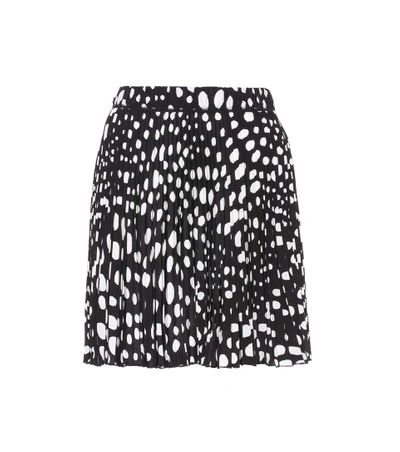 Marc Jacobs Printed Silk Skirt In Black