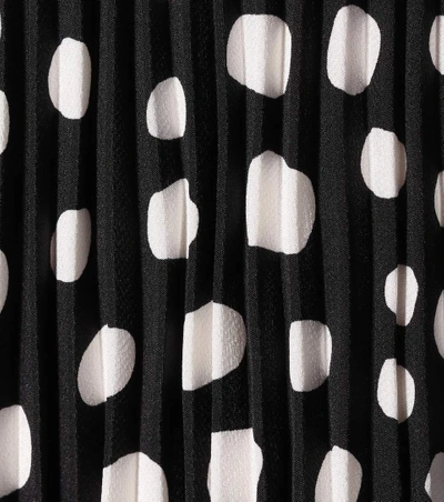 Shop Marc Jacobs Printed Silk Skirt In Black