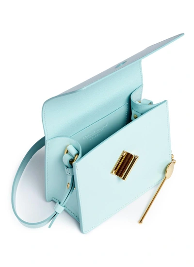 Shop Sophie Hulme 'cocktail Stirrer' Small Saddle Leather Bag