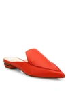 NICHOLAS KIRKWOOD Beya Leather Flat Mules