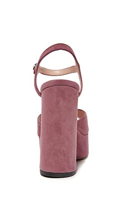 Shop Marc Jacobs Lust Platform Sandals In Dusty Pink