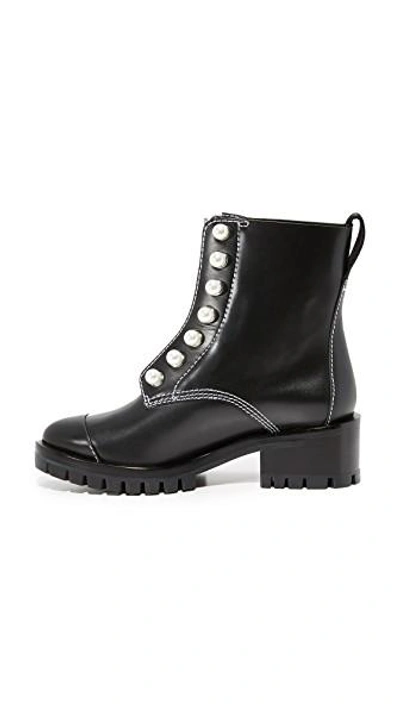 Shop 3.1 Phillip Lim / フィリップ リム Hayett Lug Sole Pearl Boots In Black