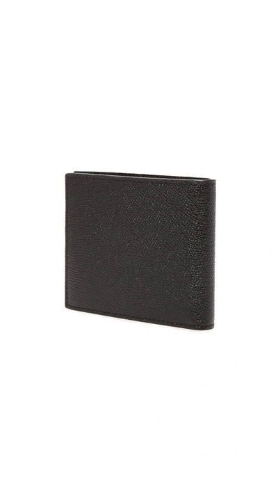 Shop Bally Tevye Stripe Leather Wallet In Black