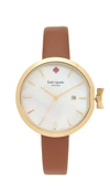 KATE SPADE PARK ROW LEATHER WATCH