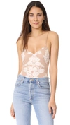 For Love & Lemons Temecula Bodysuit In Ivory