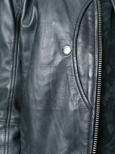 Shop Diesel Cropped Jacket - Grey